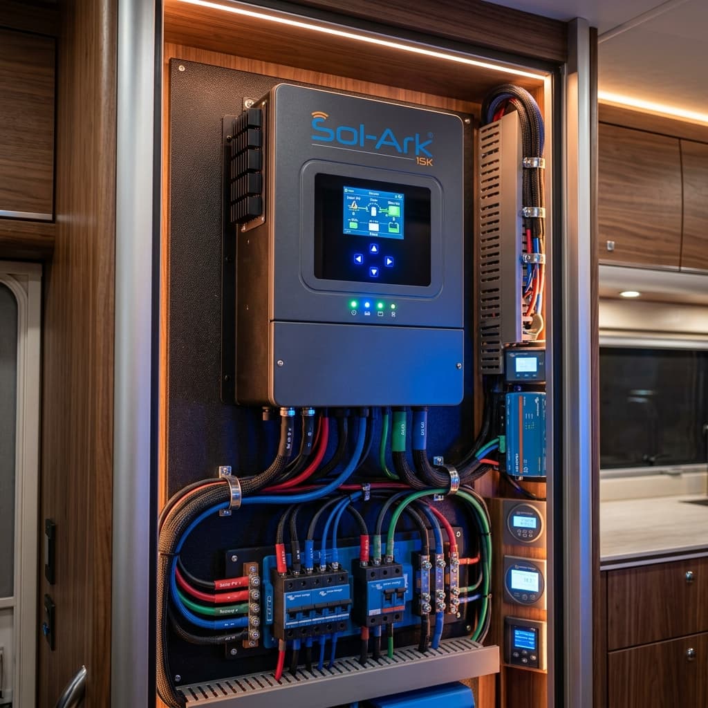 Sol Ark 15K fire - manufacturer blaming the clipping current limit