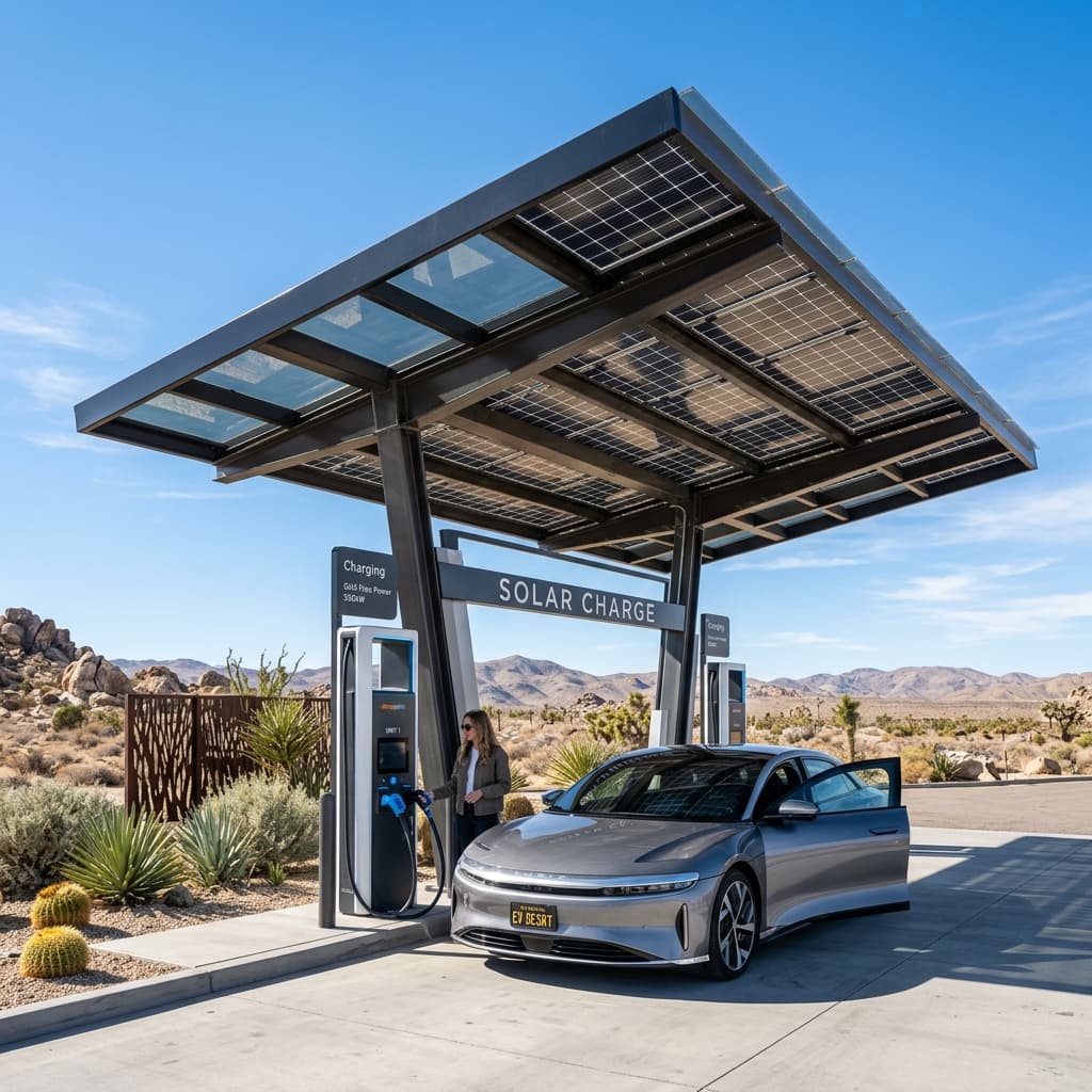 New Off-Grid EV Charger Runs on Sunshine and Costs You Nothing - AOL.com
