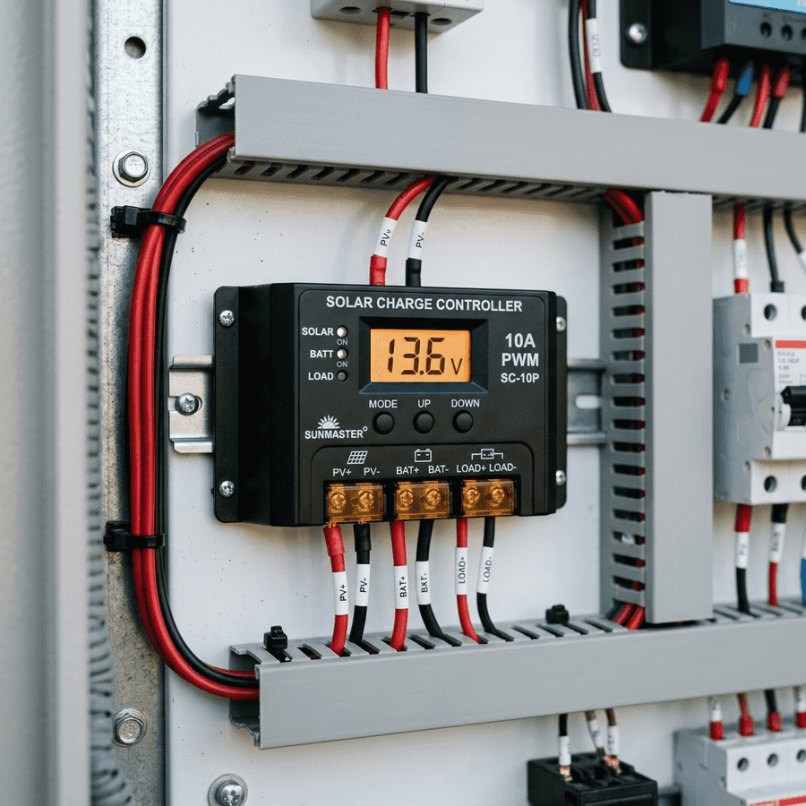 Technical Sizing Analysis of 10 Amp Solar Charge Controller in RV Design