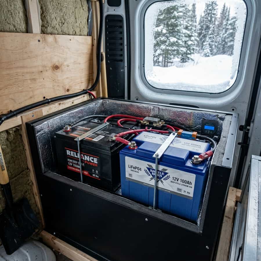 The Complete Guide to AGM vs. LiFePO4 for Cold Climate Off-Grid Setup