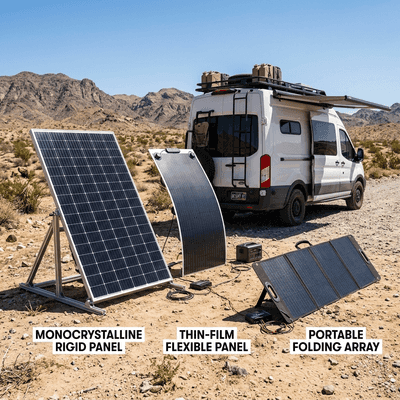 Optimizing Best Types Of Solar Panels for Mobile Off-Grid Power