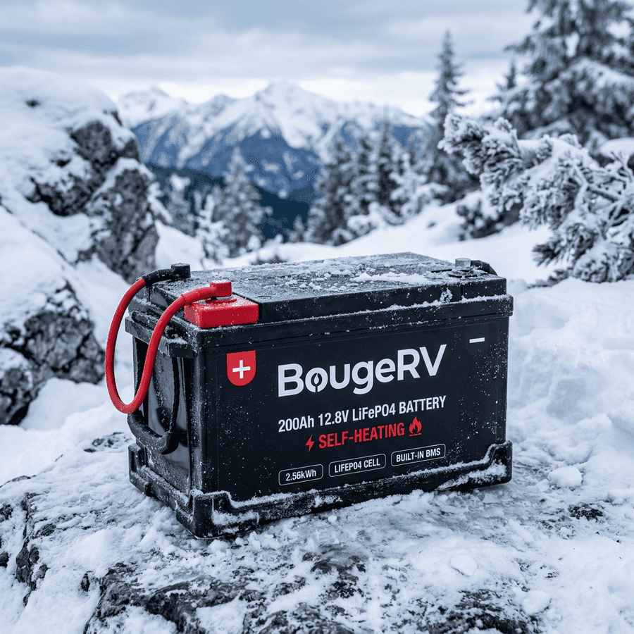 BougeRV 200Ah LiFePO4 Battery with Self-Heating: Sub-Zero Review