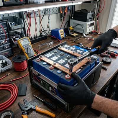 How to Build a Custom DIY LiFePO4 Battery Bank for Your Van: A Technical Guide