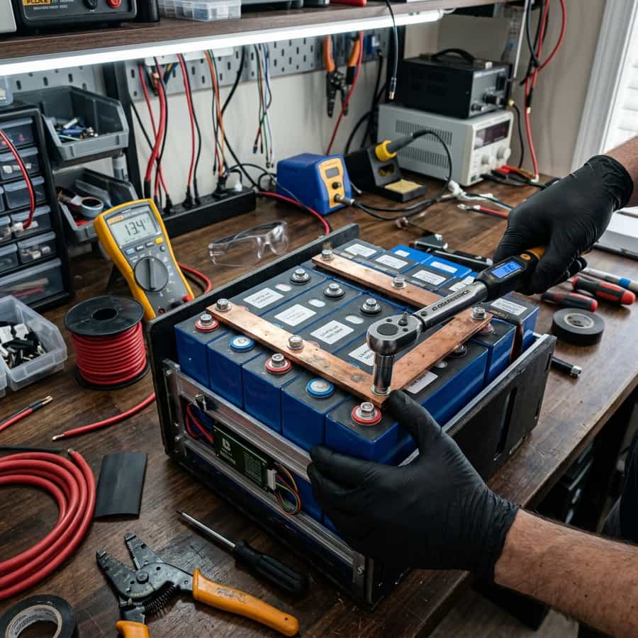 How to Build a Custom DIY LiFePO4 Battery Bank for Your Van: A Technical Guide