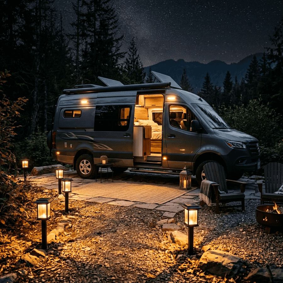 How to Select and Install the Right Outdoor Solar Lights in an RV