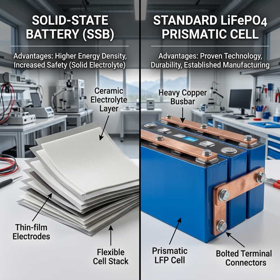 Solid-State Batteries vs. LiFePO4: When Will They Power RV Off-Grid Systems?