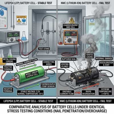 Thermal Runaway in Off-Grid Chemistry: Why LiFePO4 Outperforms NMC/LCO Safety