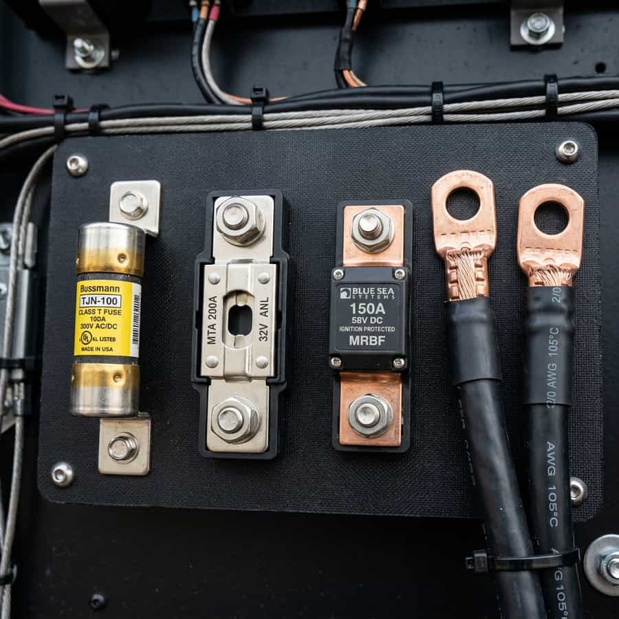 Sizing Battery Overcurrent Protection: Class T vs. ANL vs. MRBF Fuses