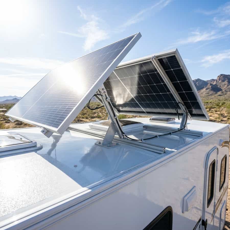 Bifacial Solar Panels on RVs: Sizing Ground Reflectance (Albedo) Yields
