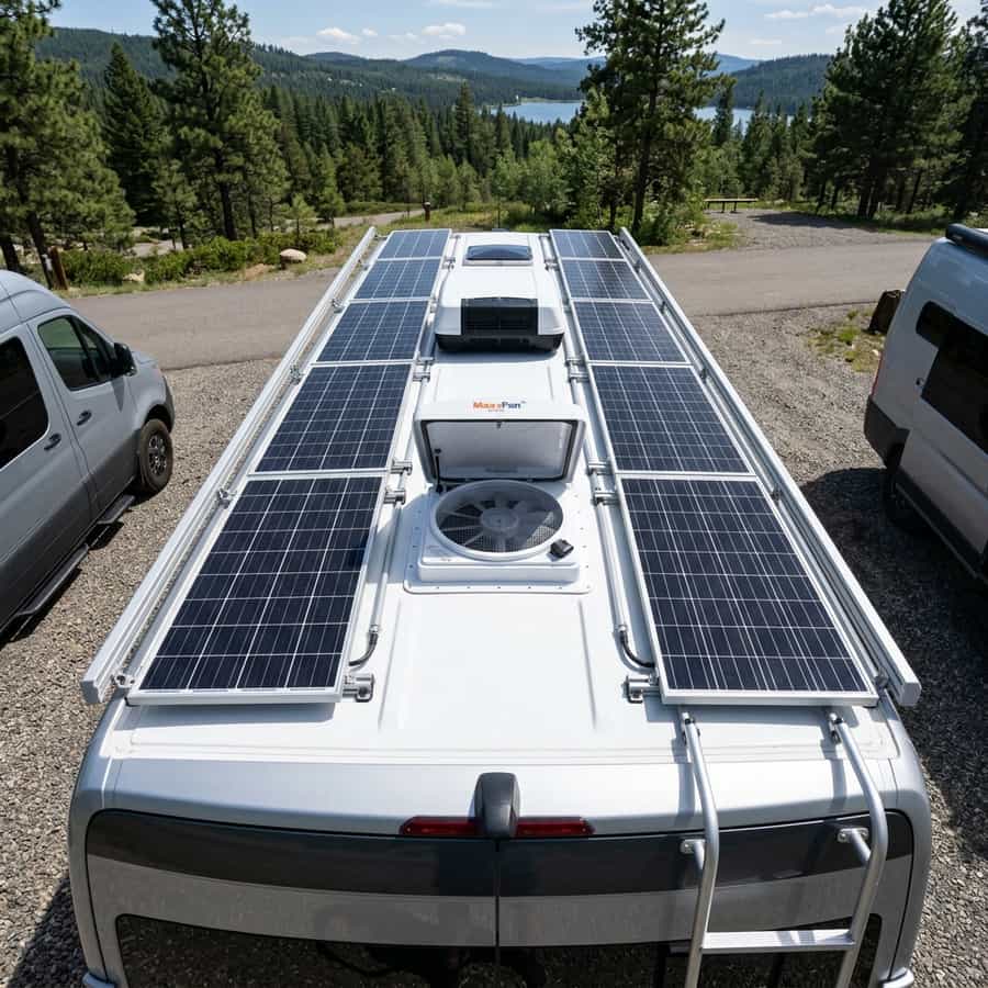 Optimizing Flat Roof Solar Yields: Dealing with Van Roof Layout Constraints