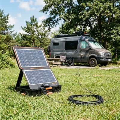 Ground-Deployed Portable Solar Arrays: Cabling Long Runs Without Voltage Drop