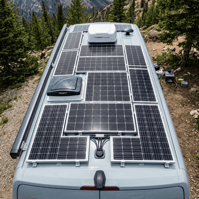 Sizing & Optimizing Camper Solarpanel for Camper Vans