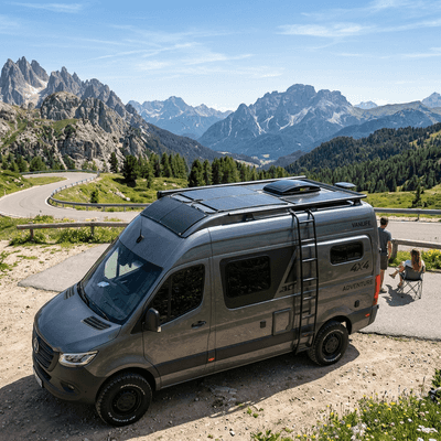 Sizing & Optimizing RV AC Solar Panel for Camper Vans