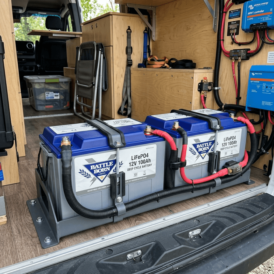 Sizing & Optimizing Solar Battery RV for Camper Vans