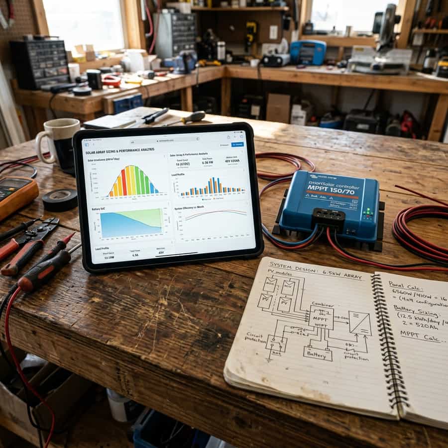 Sizing Your Solar Array: How to Calculate Watts, Volts, and Amps for Off-Grid Power