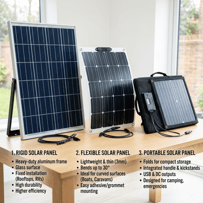 Technical Sizing Analysis of Solar Panel Variety in RV Design