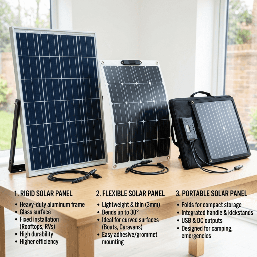 Technical Sizing Analysis of Solar Panel Variety in RV Design