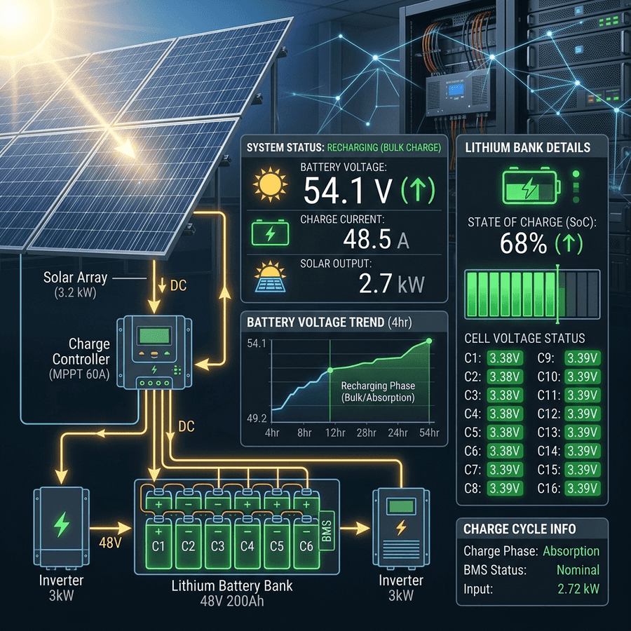 Technical Sizing Analysis of Solar Recharger in RV Design