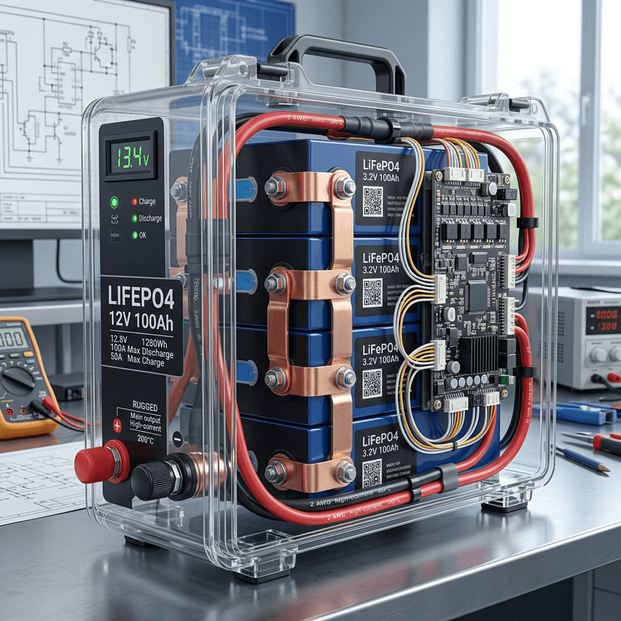 The Truth About 12v 100ah Battery Lifepo4: Sizing, Physics, and Off-Grid ROI