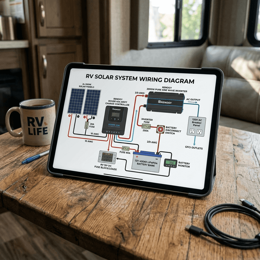 The Truth About RV Solar Power Diagram: Sizing, Physics, and Off-Grid ROI