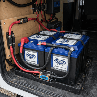 Travel Trailer Dual Battery Setup: Parallel and Series Wiring Schematics
